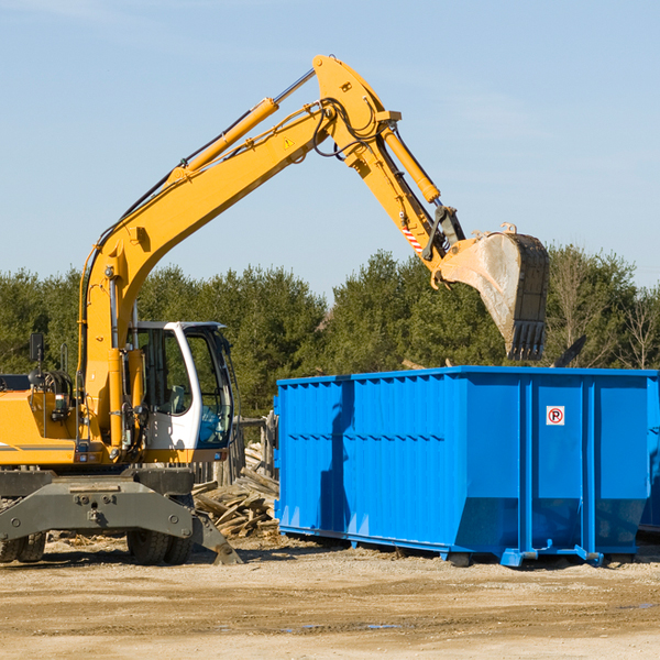 can i choose the location where the residential dumpster will be placed in Revere Missouri